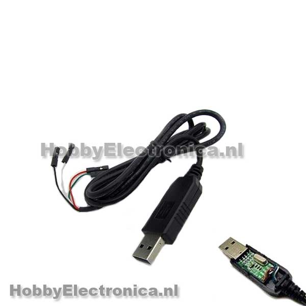 PL2303 USB naar UART TTL programmer kabel module ...